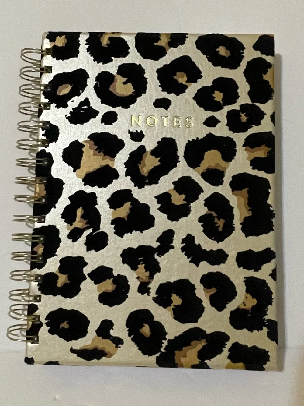 Leopard Print Spiral Notebook - NWT **